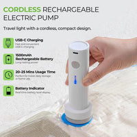 Cordless Rechargeable Electric Pump