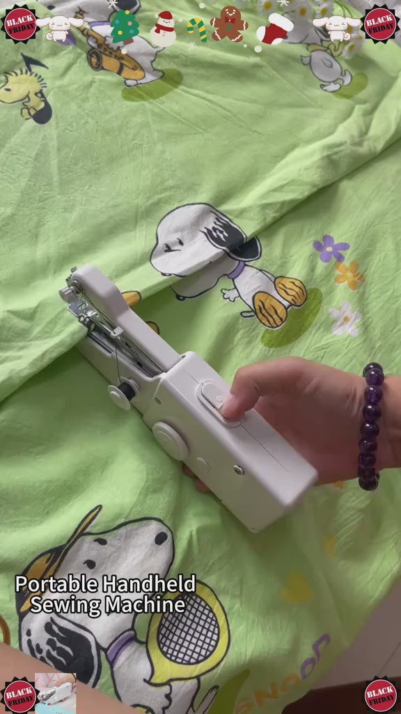Handheld Rechargeable Sewing Machine video